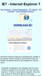 Mobile Screenshot of ie7download.com