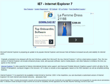 Tablet Screenshot of ie7download.com